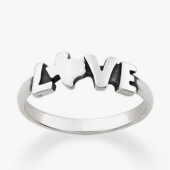 Retired James Avery Love Texas Ring, size 8.75? PLEASE SEE ALL PICS - Picture 5 of 10